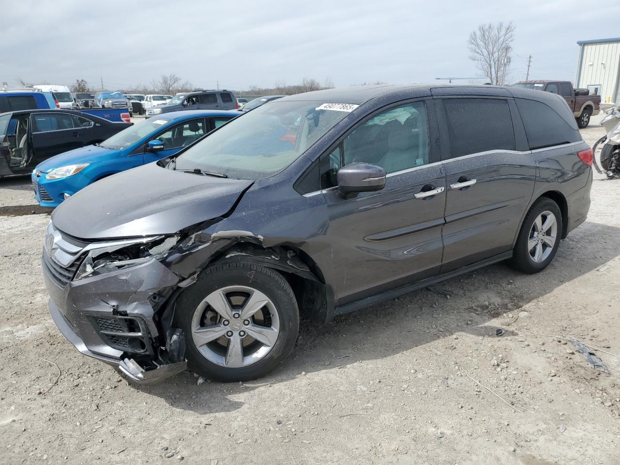 2019 Honda Odyssey Exl იყიდება Kansas City-ში, KS - Front End