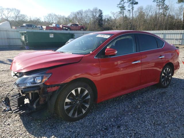  NISSAN SENTRA 2017 Czerwony