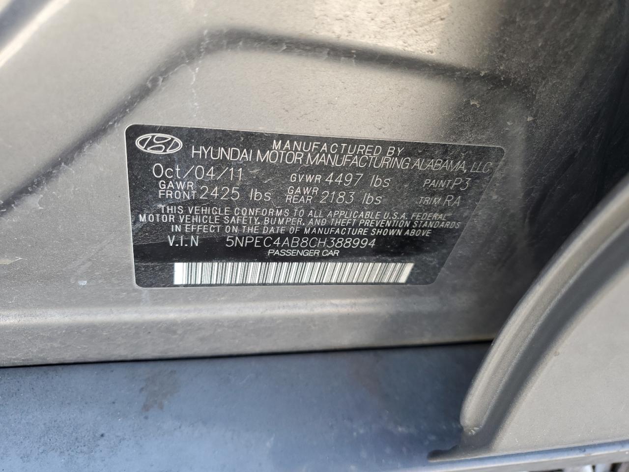 2012 Hyundai Sonata - Image 12