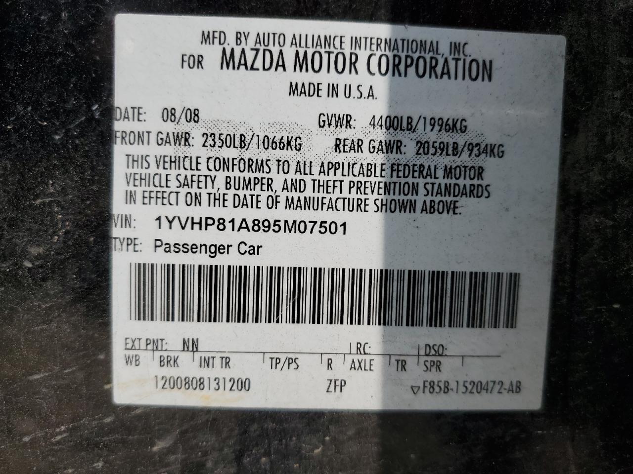 2009 Mazda 6 - Image 12