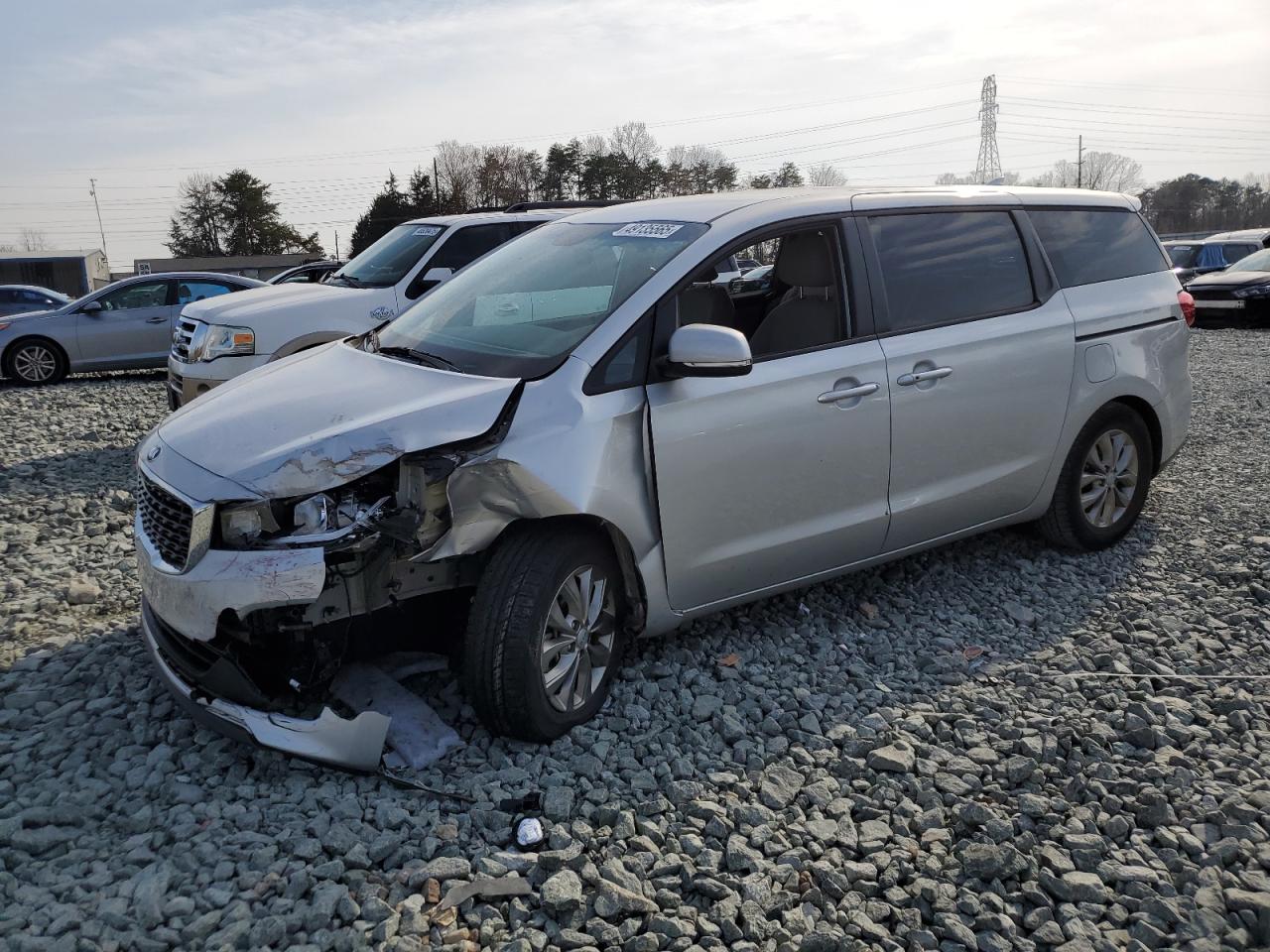 2021 Kia Sedona Lx للبيع في Mebane، NC - Front End