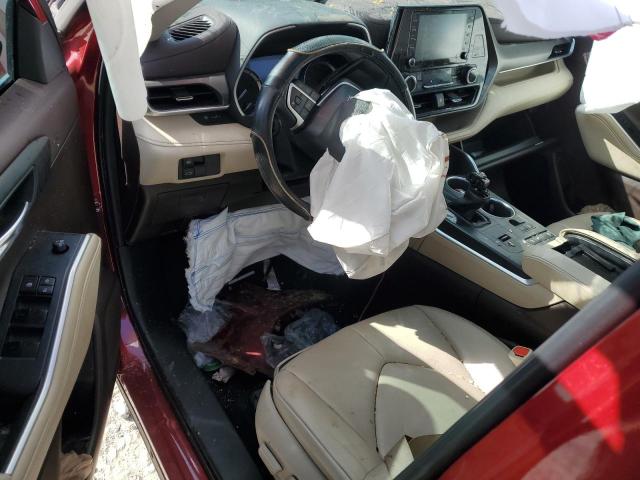  TOYOTA HIGHLANDER 2022 Red