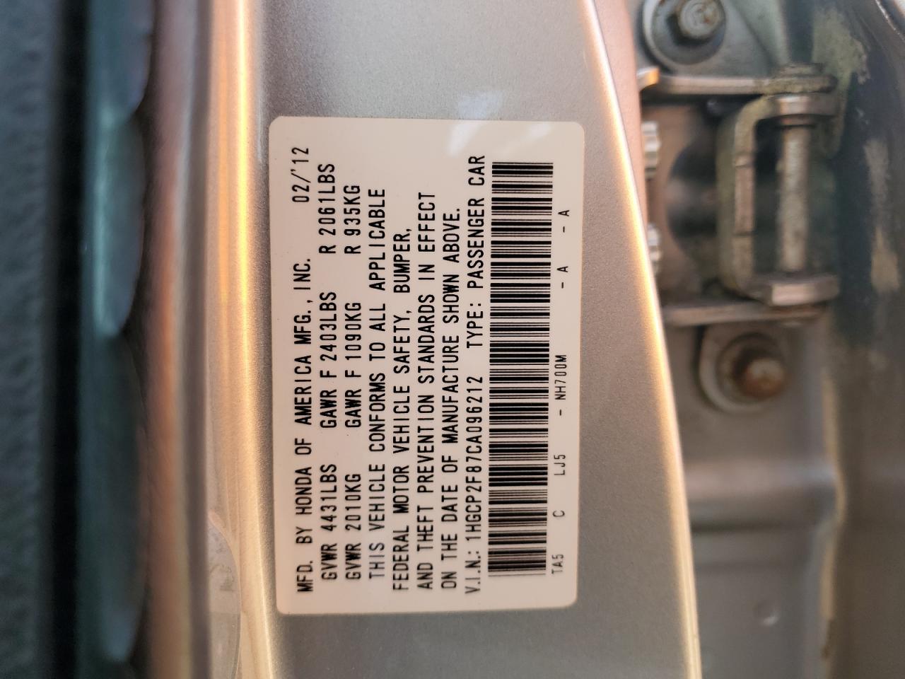 2012 Honda Accord - Image 13