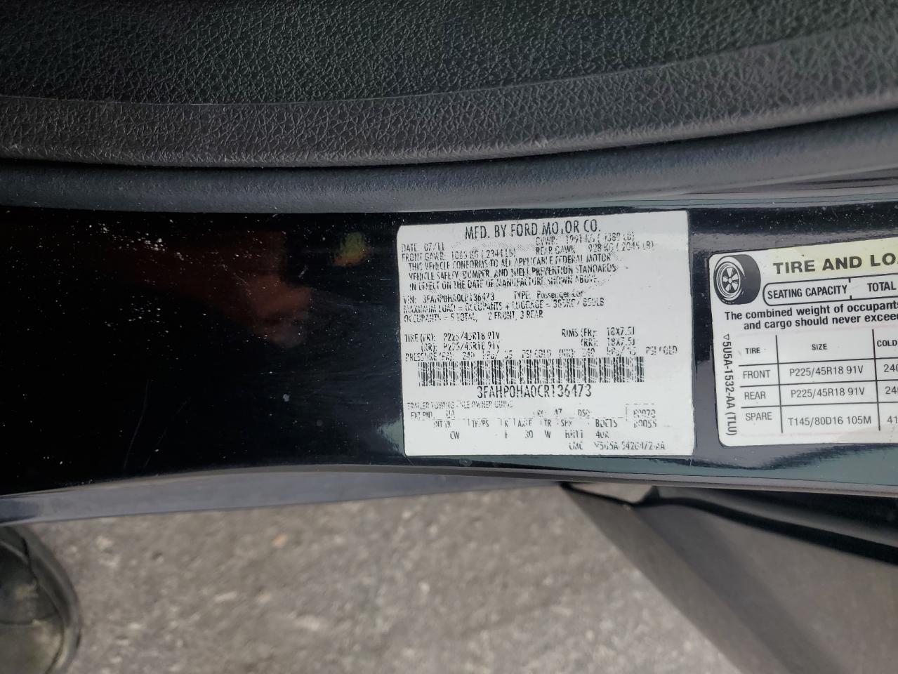 2012 Ford Fusion - Image 12