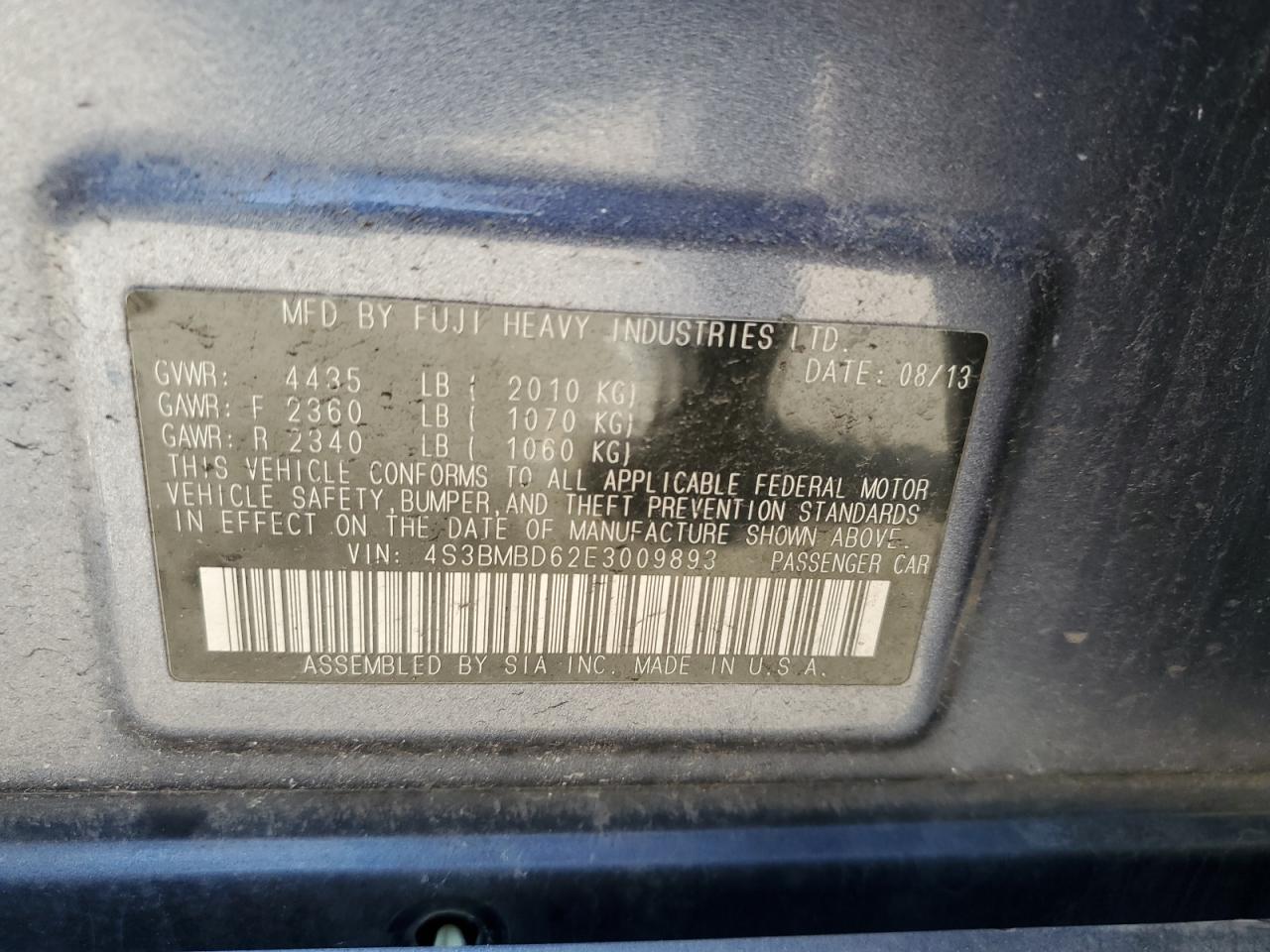 2014 Subaru Legacy - Image 12