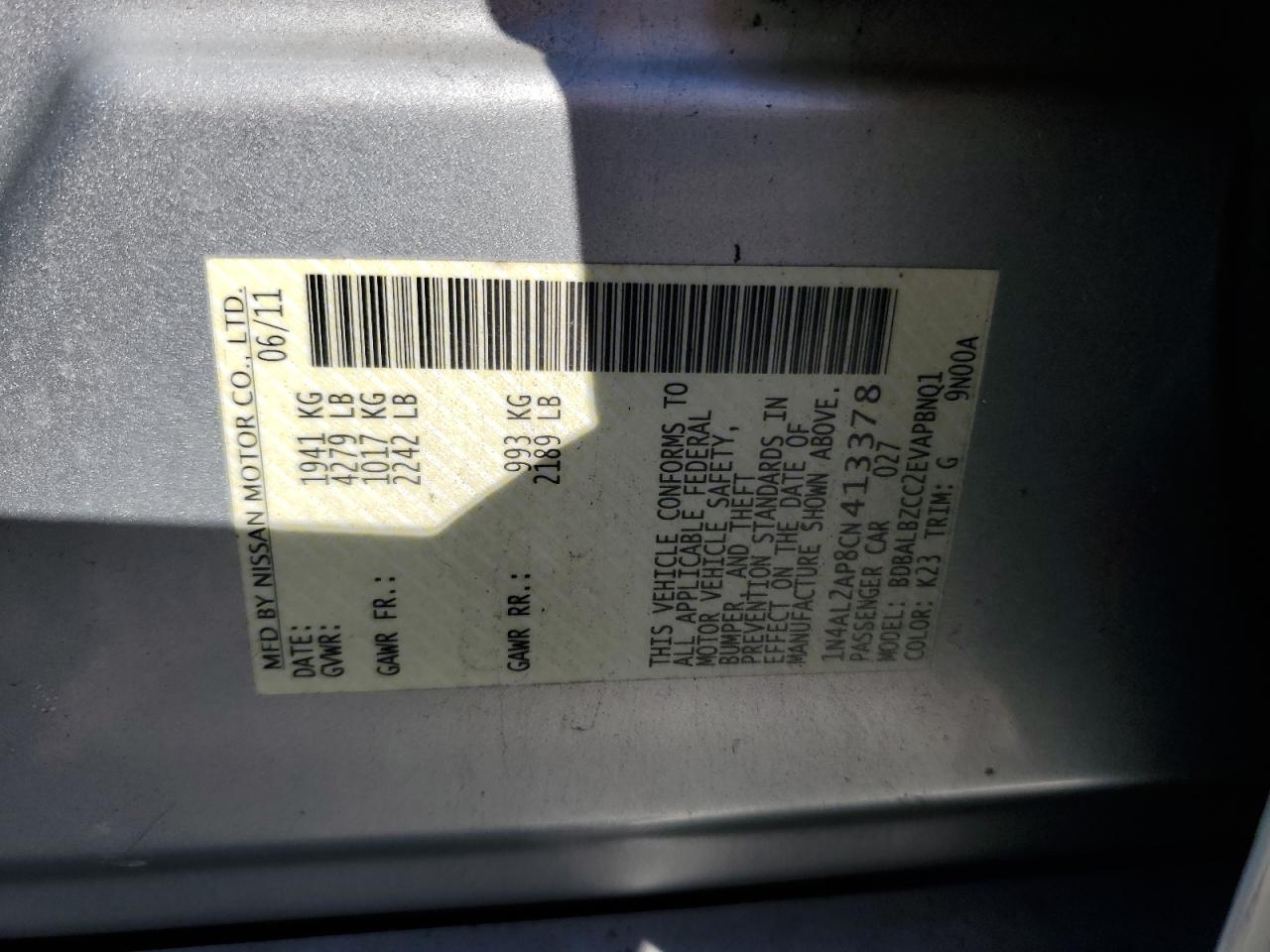 2012 Nissan Altima - Image 12