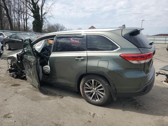  TOYOTA HIGHLANDER 2019 Zielony