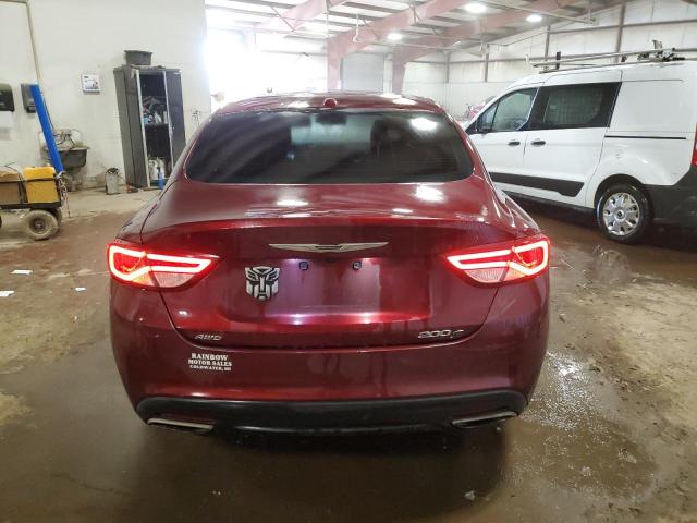  CHRYSLER 200 2015 Burgundy