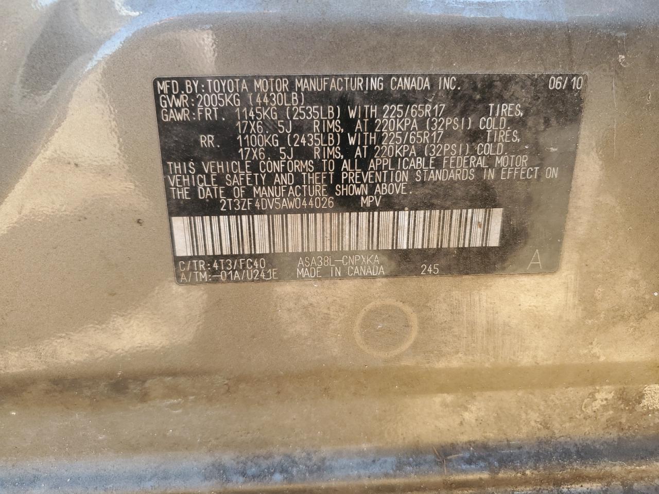 2010 Toyota RAV 4 - Image 13
