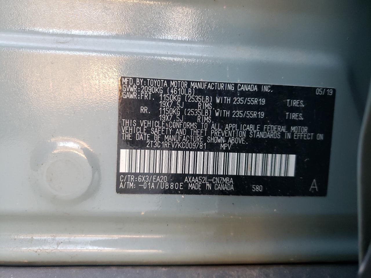 2019 Toyota RAV 4 - Image 13