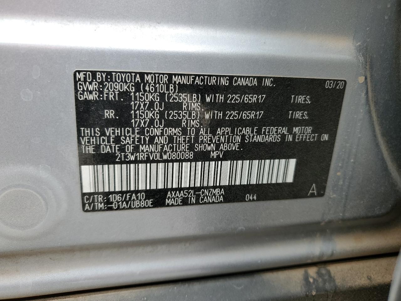 2020 Toyota RAV 4 - Image 13