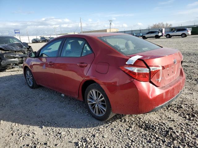 Седаны TOYOTA COROLLA 2014 Красный
