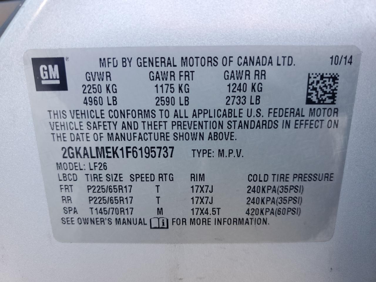 2015 GMC Terrain - Image 13