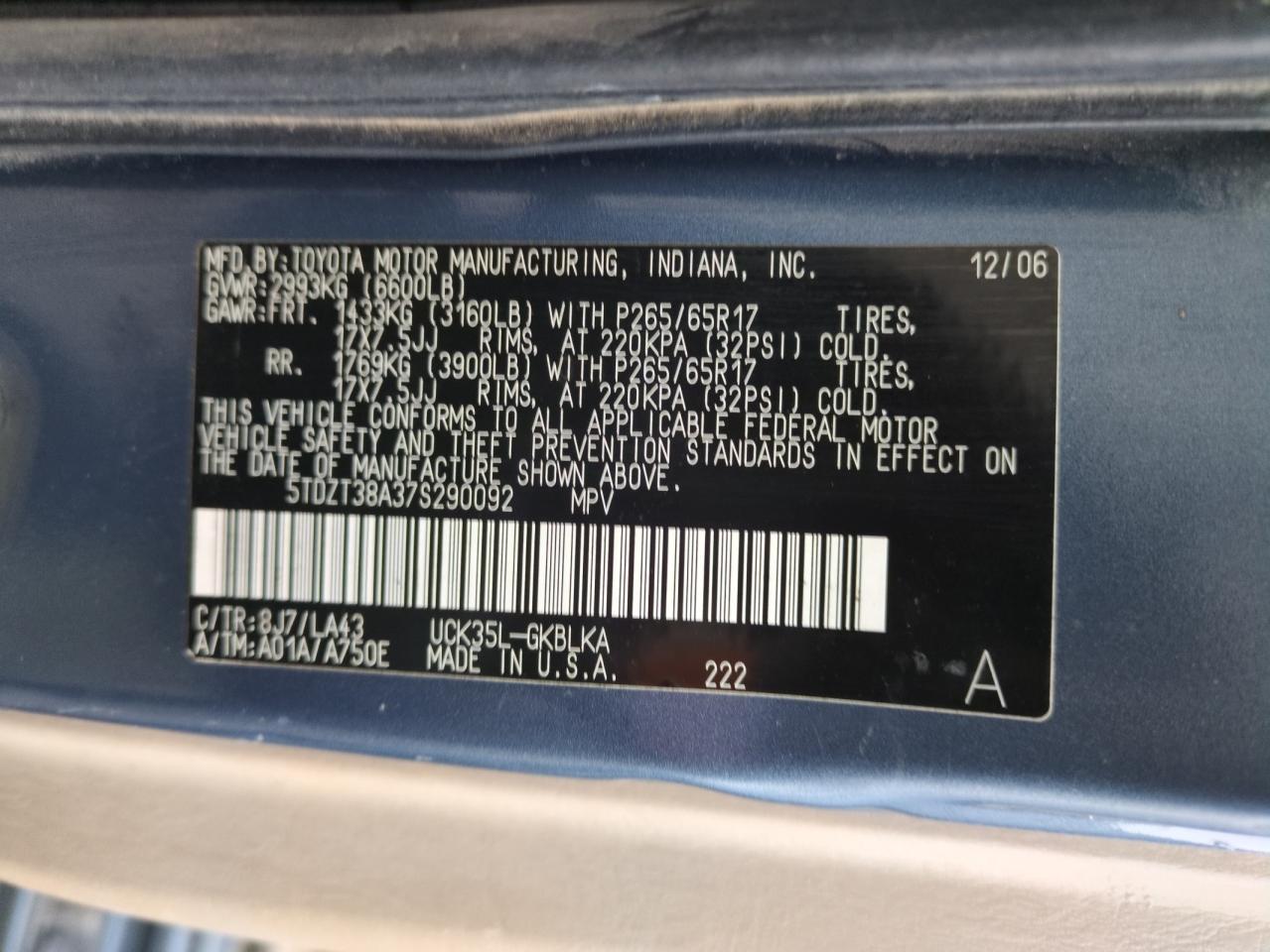 2007 Toyota Sequoia - Image 12