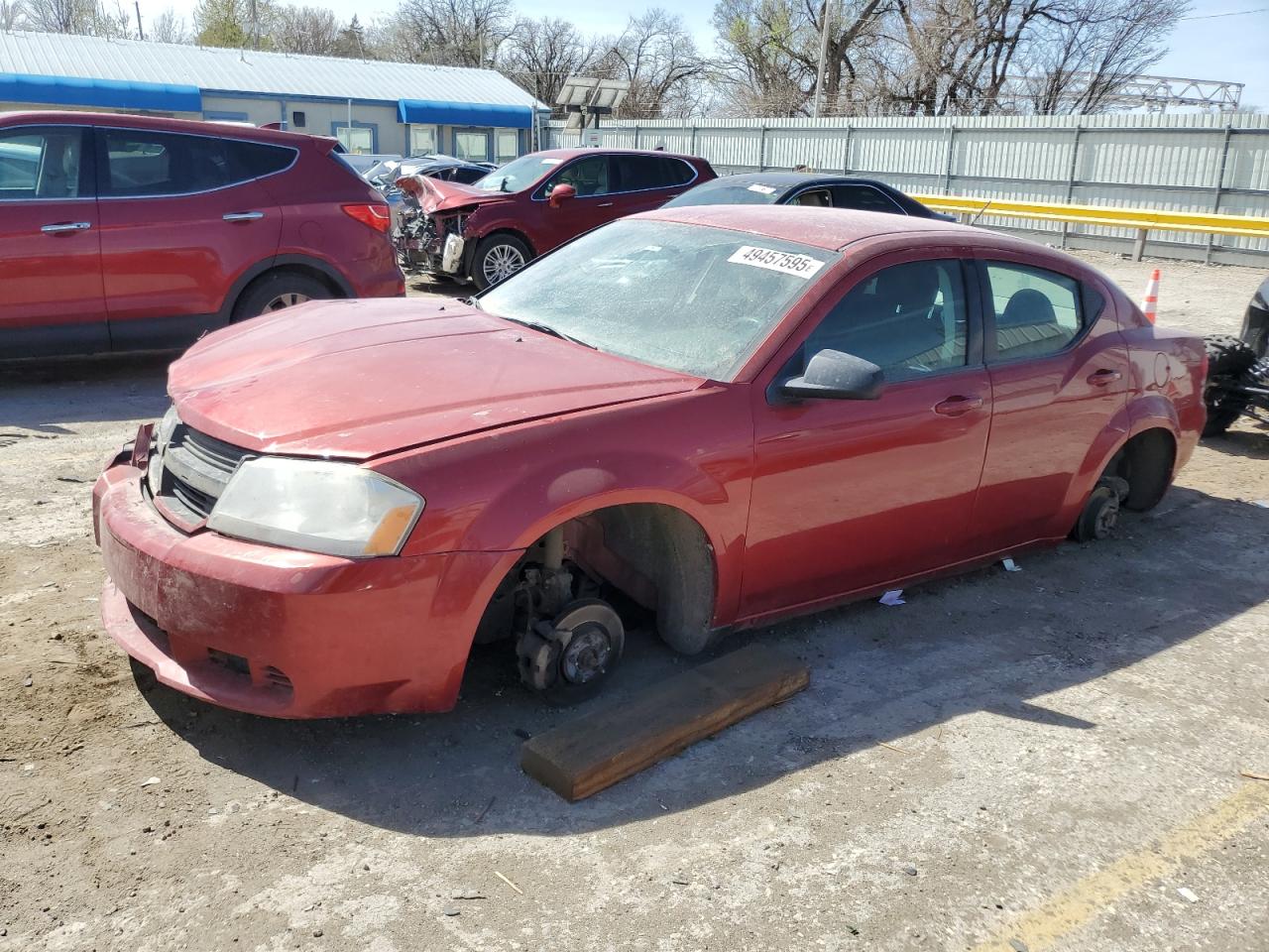 2010 Dodge Avenger Sxt продається в Wichita, KS - All Over