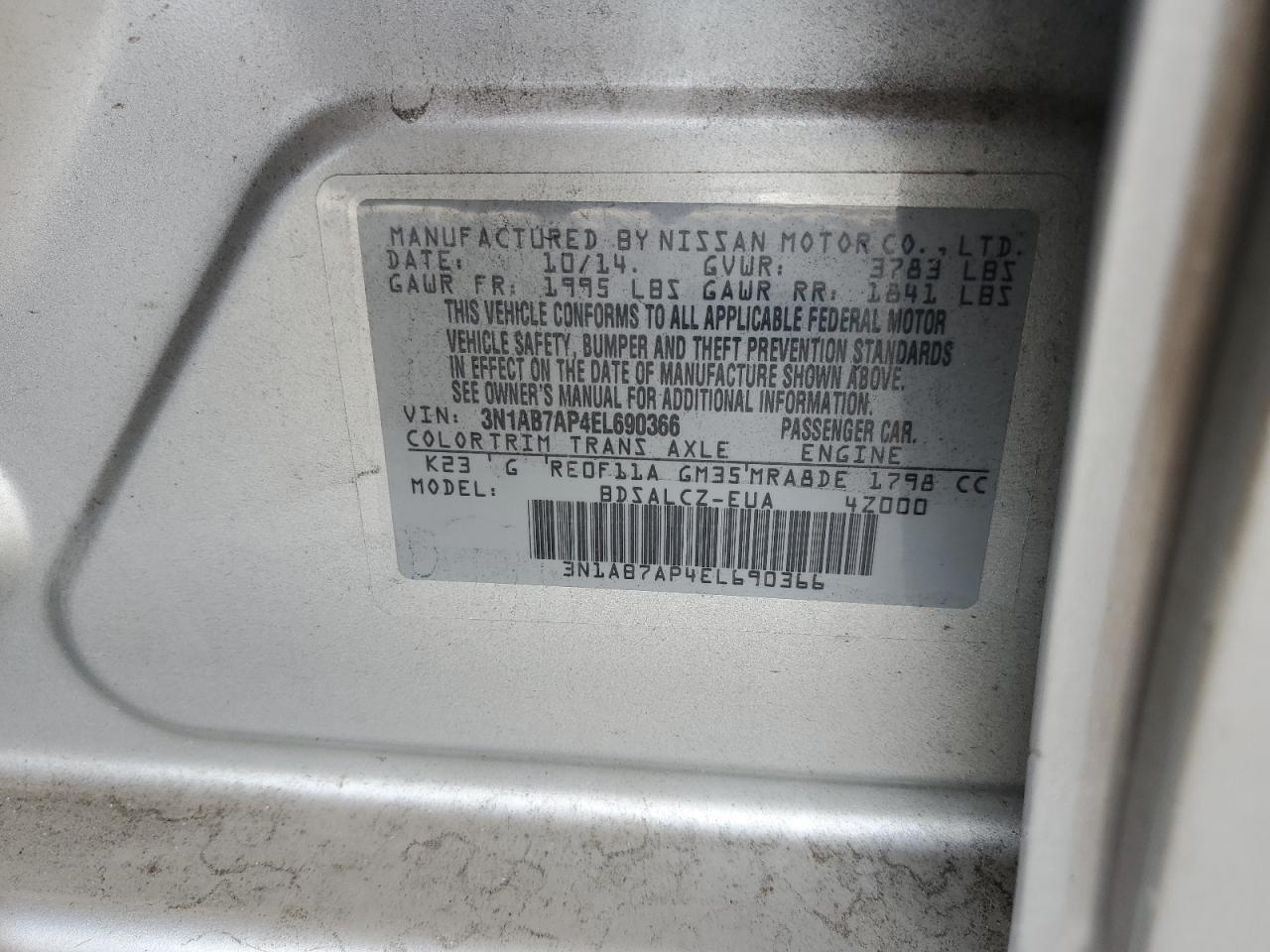 2014 Nissan Sentra - Image 14