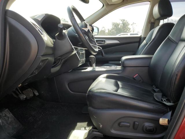  NISSAN PATHFINDER 2017 Czerwony