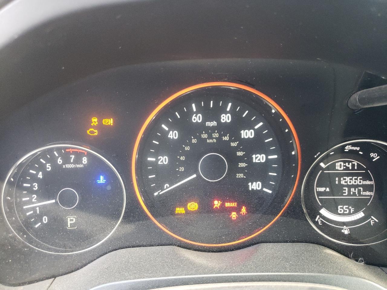 3CZRU5H55GM728343 HONDA HR-V 2016