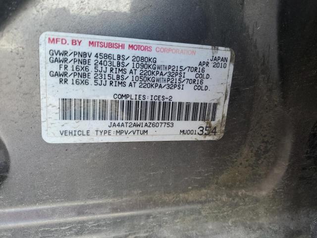 2010 MITSUBISHI OUTLANDER ES