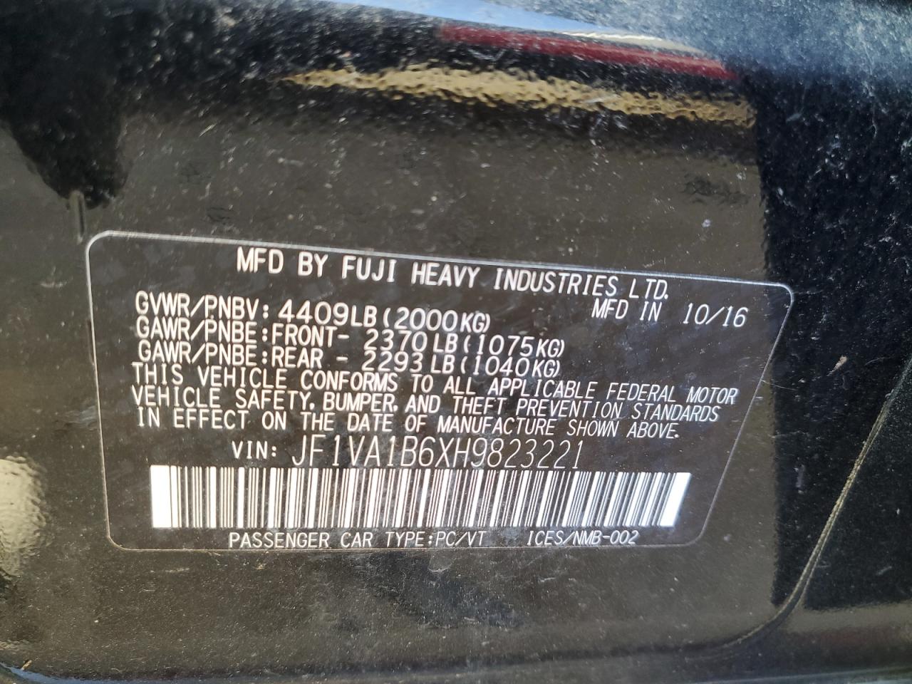 2017 Subaru WRX - Image 12