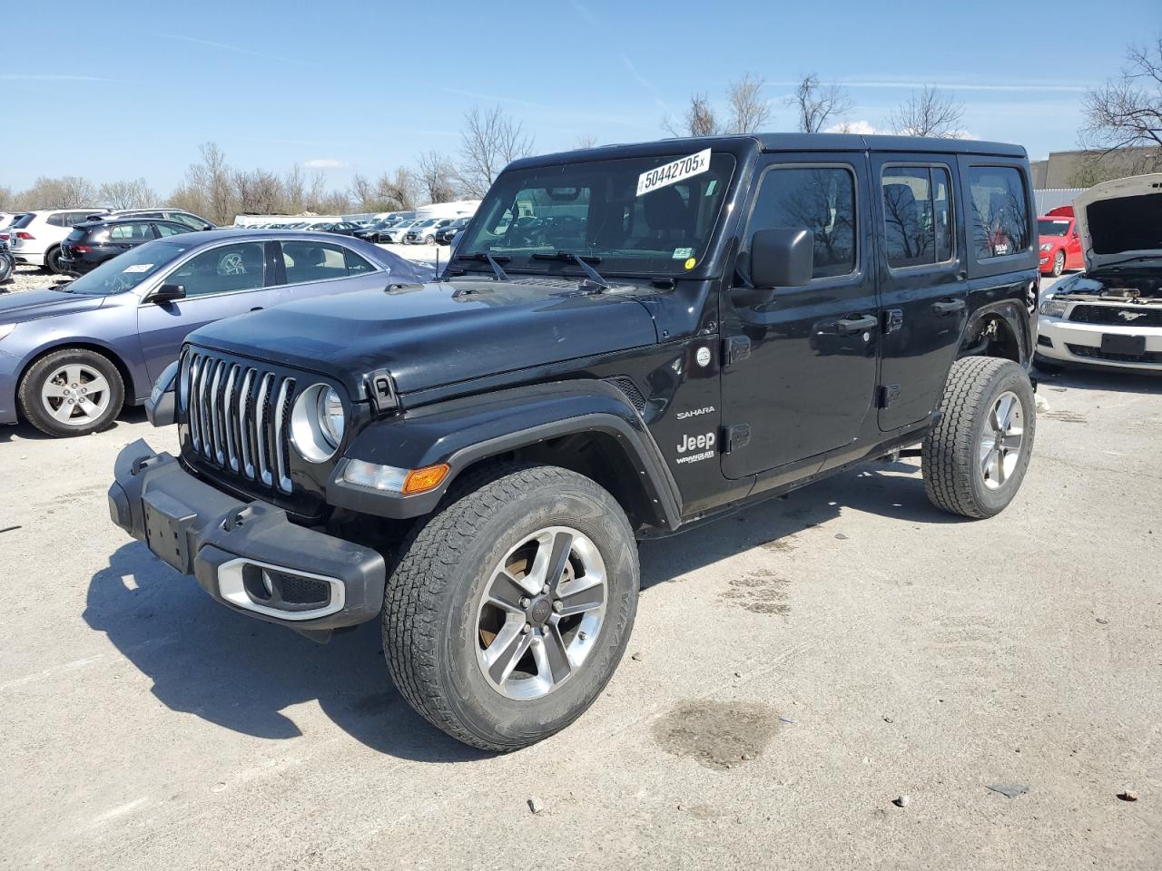 2021 Jeep Wrangler Unlimited Sahara იყიდება Bridgeton-ში, MO - Rear End