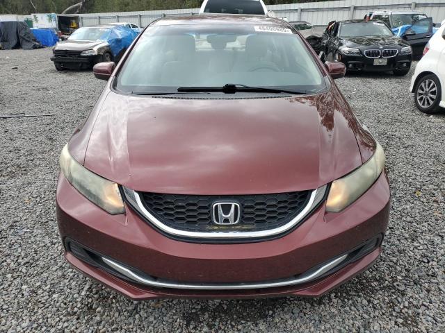 Седаны HONDA CIVIC 2014 Бургунди