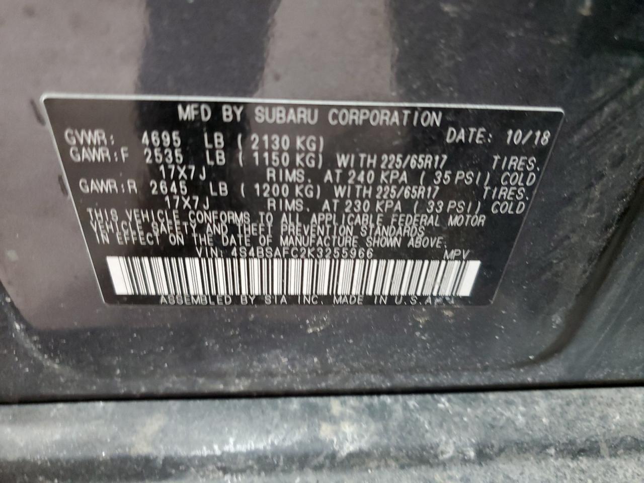 2019 Subaru Outback - Image 16