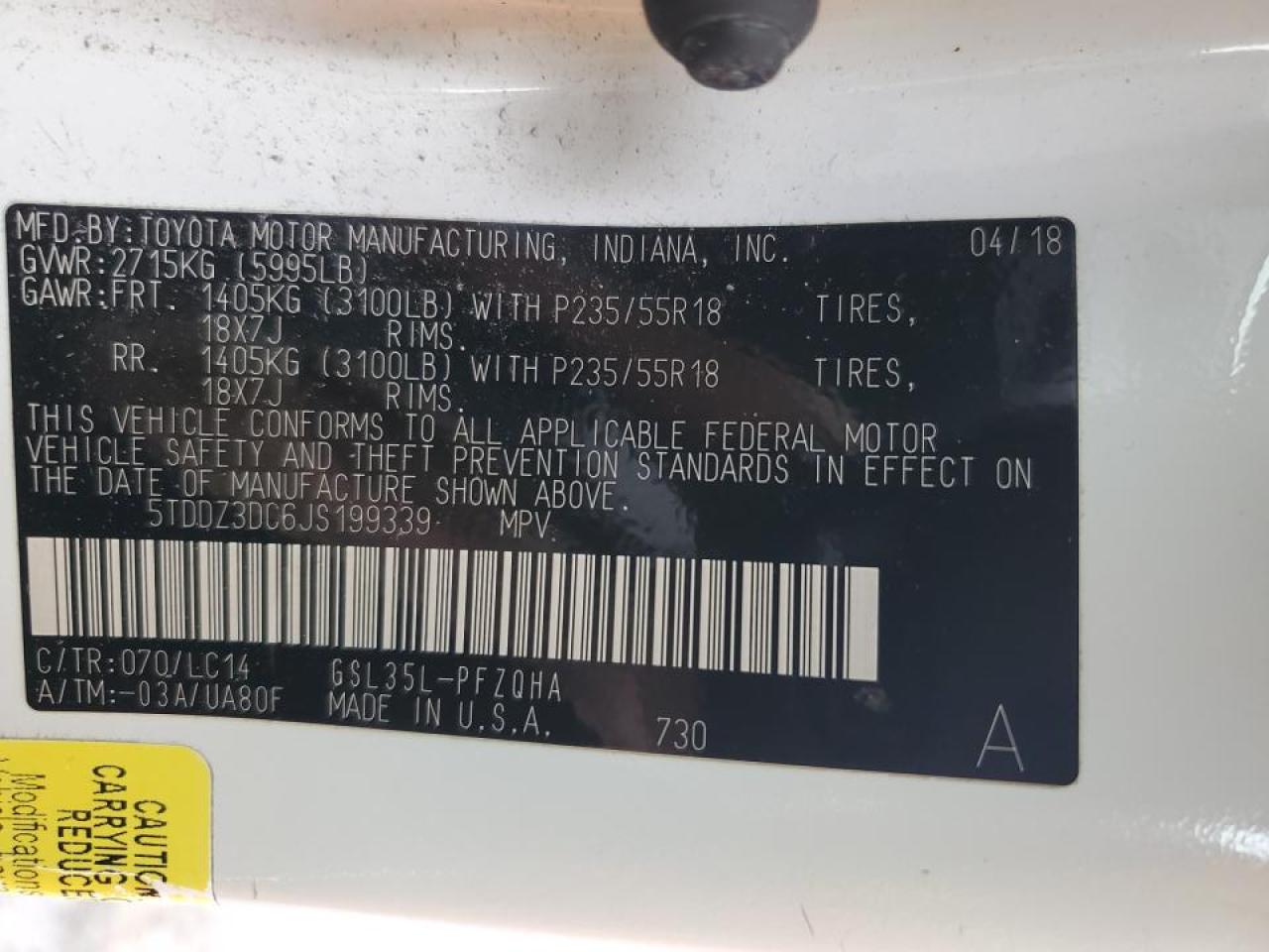 2018 Toyota Sienna - Image 14