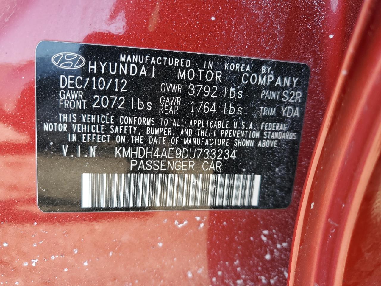 2013 Hyundai Elantra - Image 13