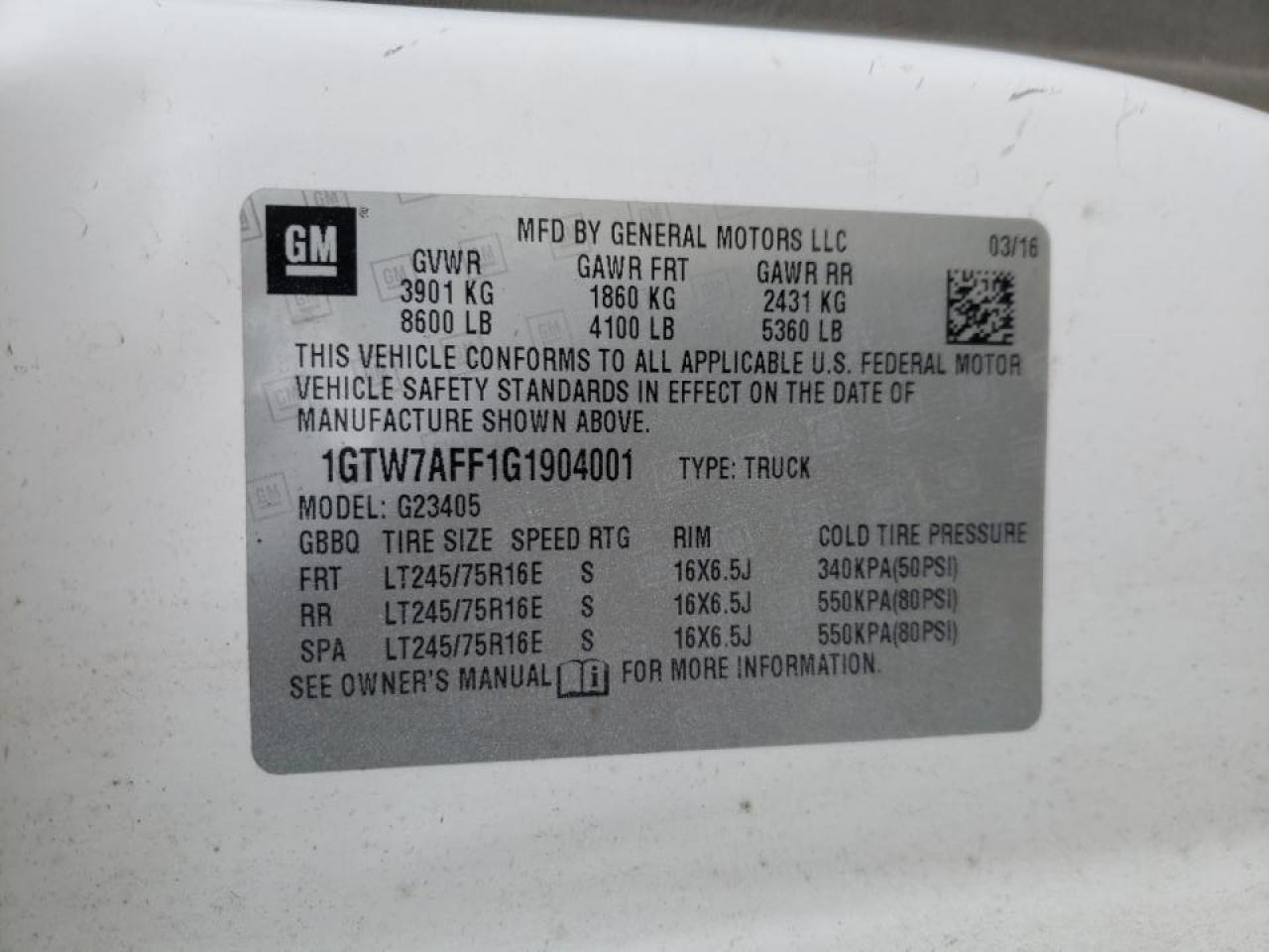 2016 GMC Savana - Image 13
