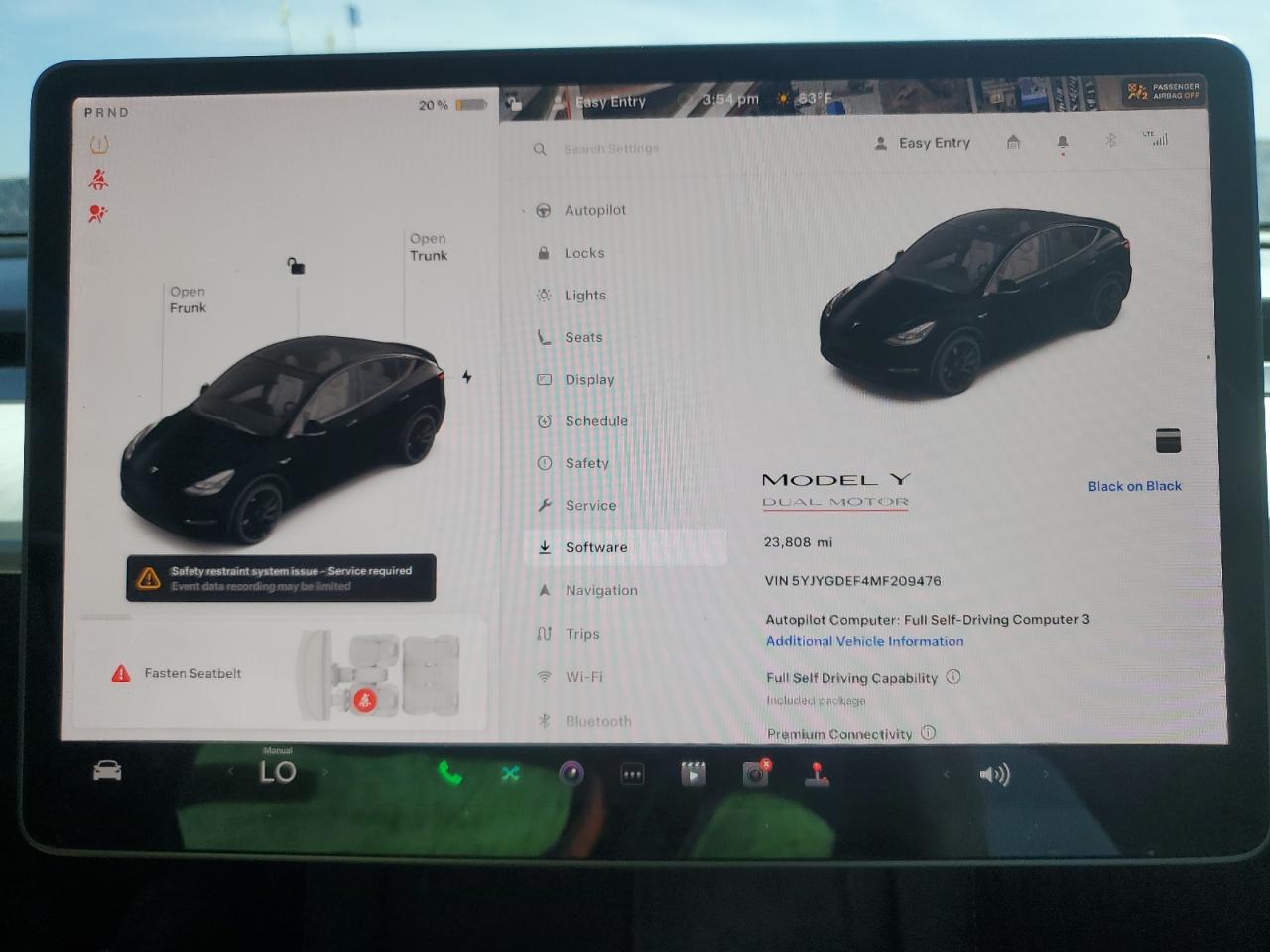 2021 Tesla Model Y VIN: 5YJYGDEF4MF209476 Lot: 49663455