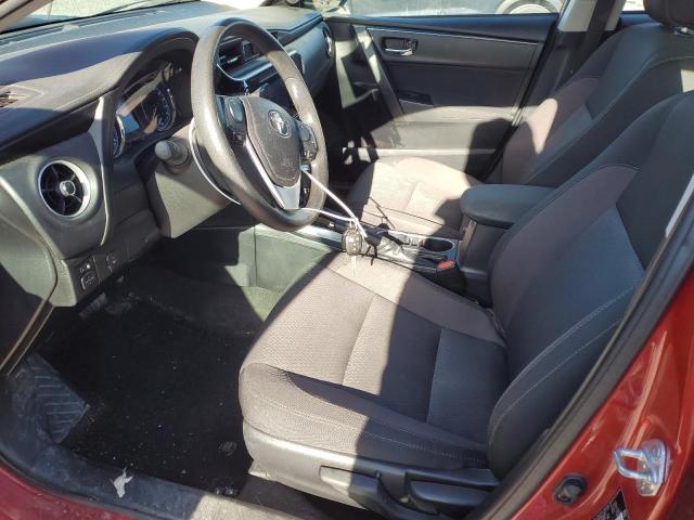 Sedans TOYOTA COROLLA 2017 Red