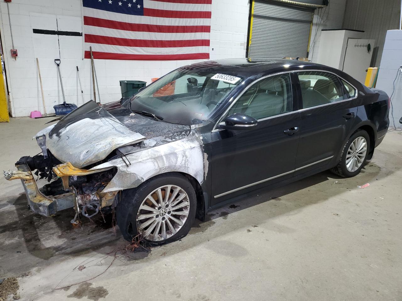 2017 Volkswagen Passat Se for Sale in Candia, NH - Burn