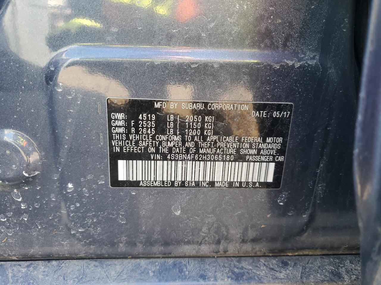 2017 Subaru Legacy - Image 15