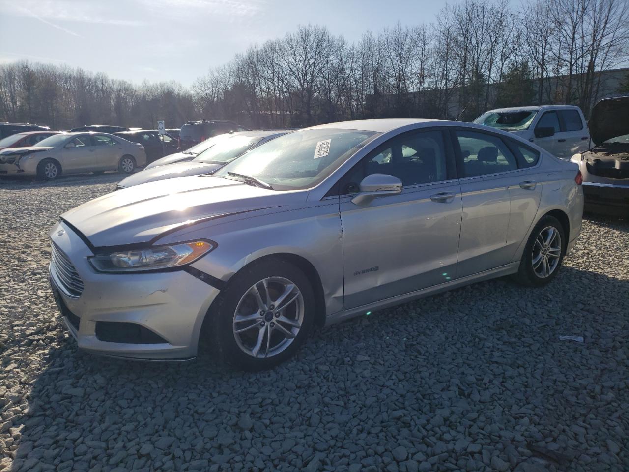 2016 Ford Fusion Se Hybrid na sprzedaż w North Billerica, MA - Front End