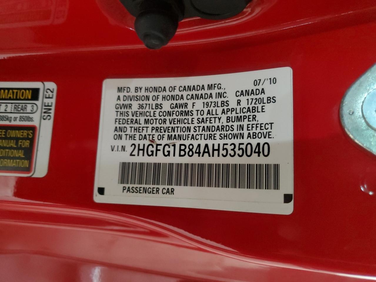 2010 Honda Civic - Image 12