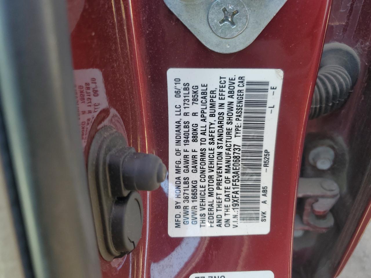 2010 Honda Civic - Image 13