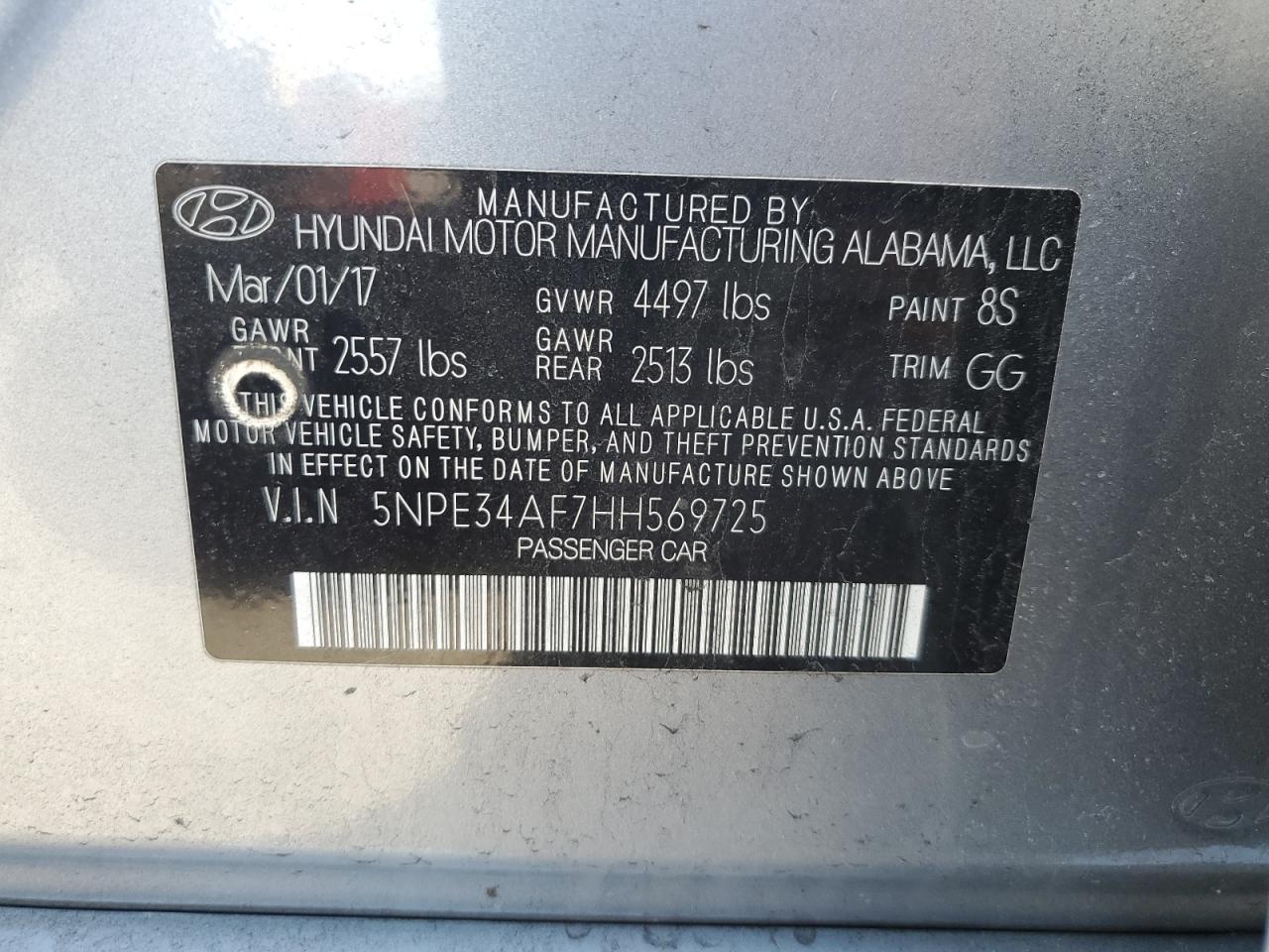 2017 Hyundai Sonata - Image 12