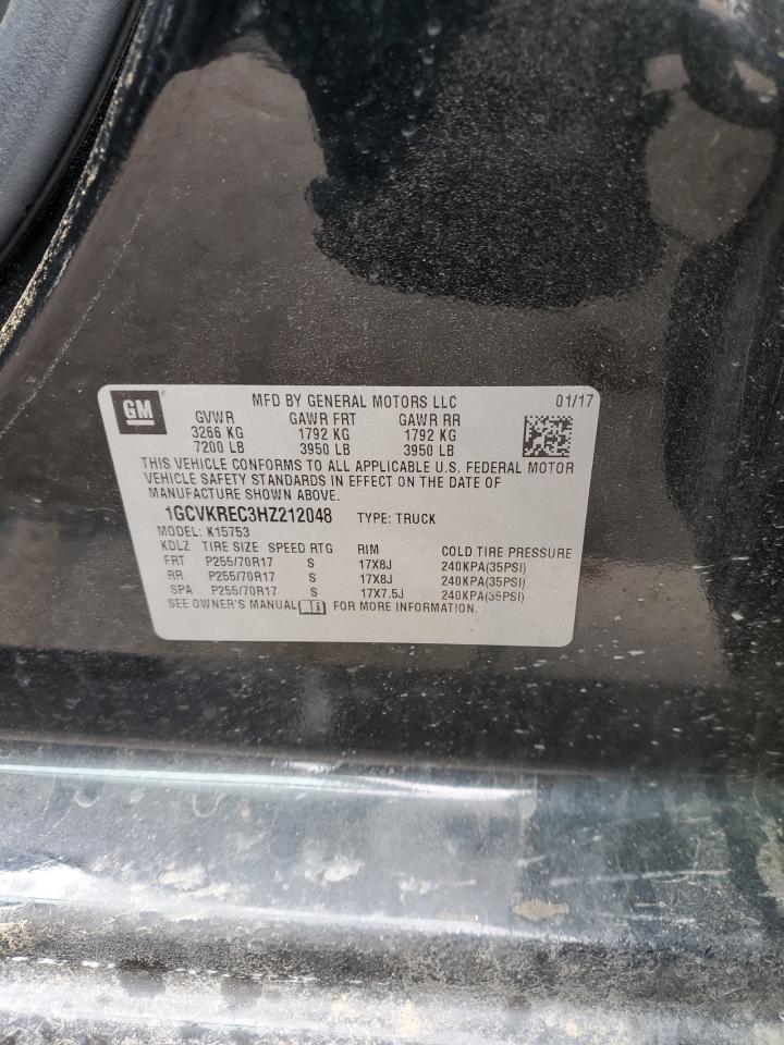 1GCVKREC3HZ212048 CHEVROLET ALL Models 2017