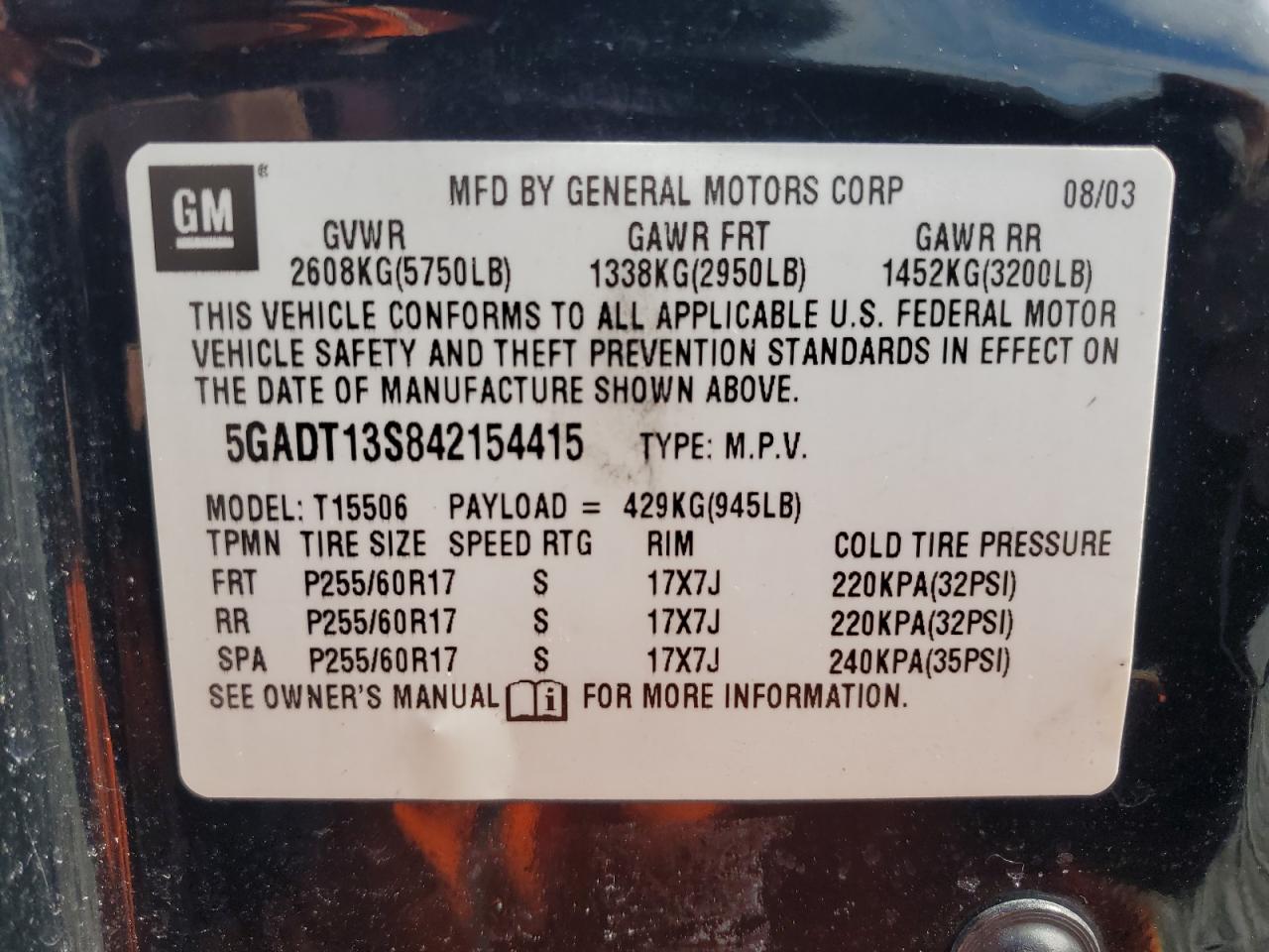2004 Buick Rainer - Image 13