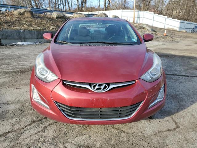  HYUNDAI ELANTRA 2015 Czerwony