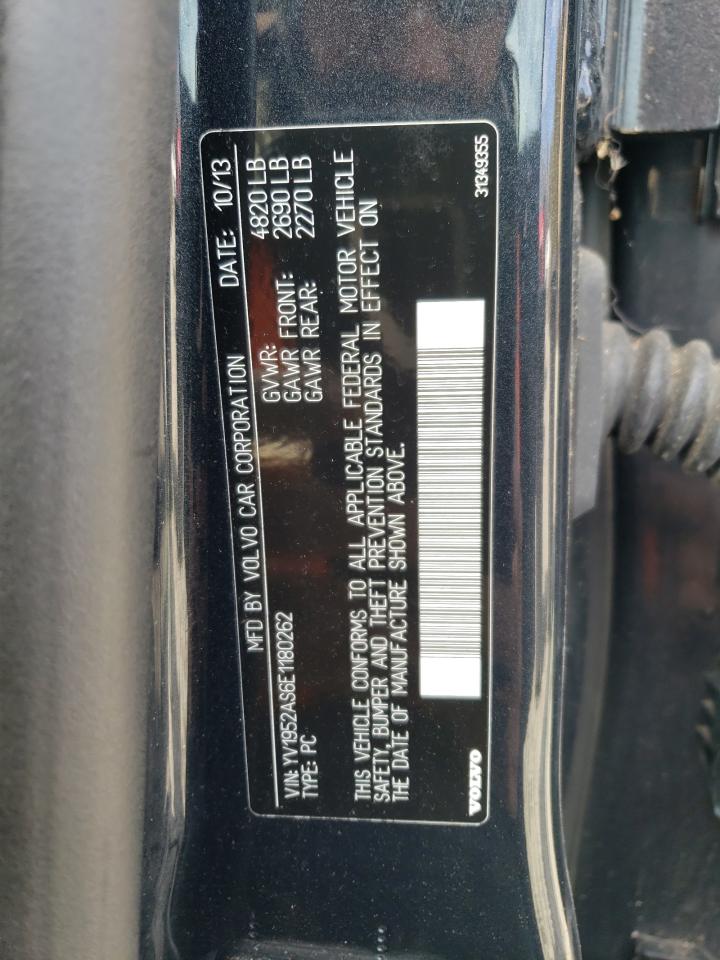 2014 Volvo S80 3.2 VIN: YV1952AS6E1180262 Lot: 48619815