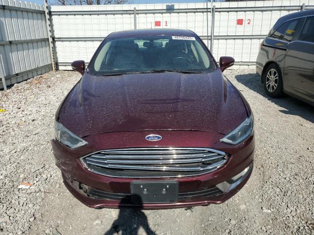 Sedans FORD FUSION 2017 Bordowy
