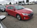 2019 Hyundai Elantra Sel للبيع في Woodburn، OR - Rear End