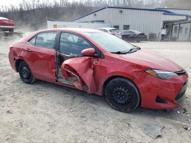  TOYOTA COROLLA 2018 Czerwony