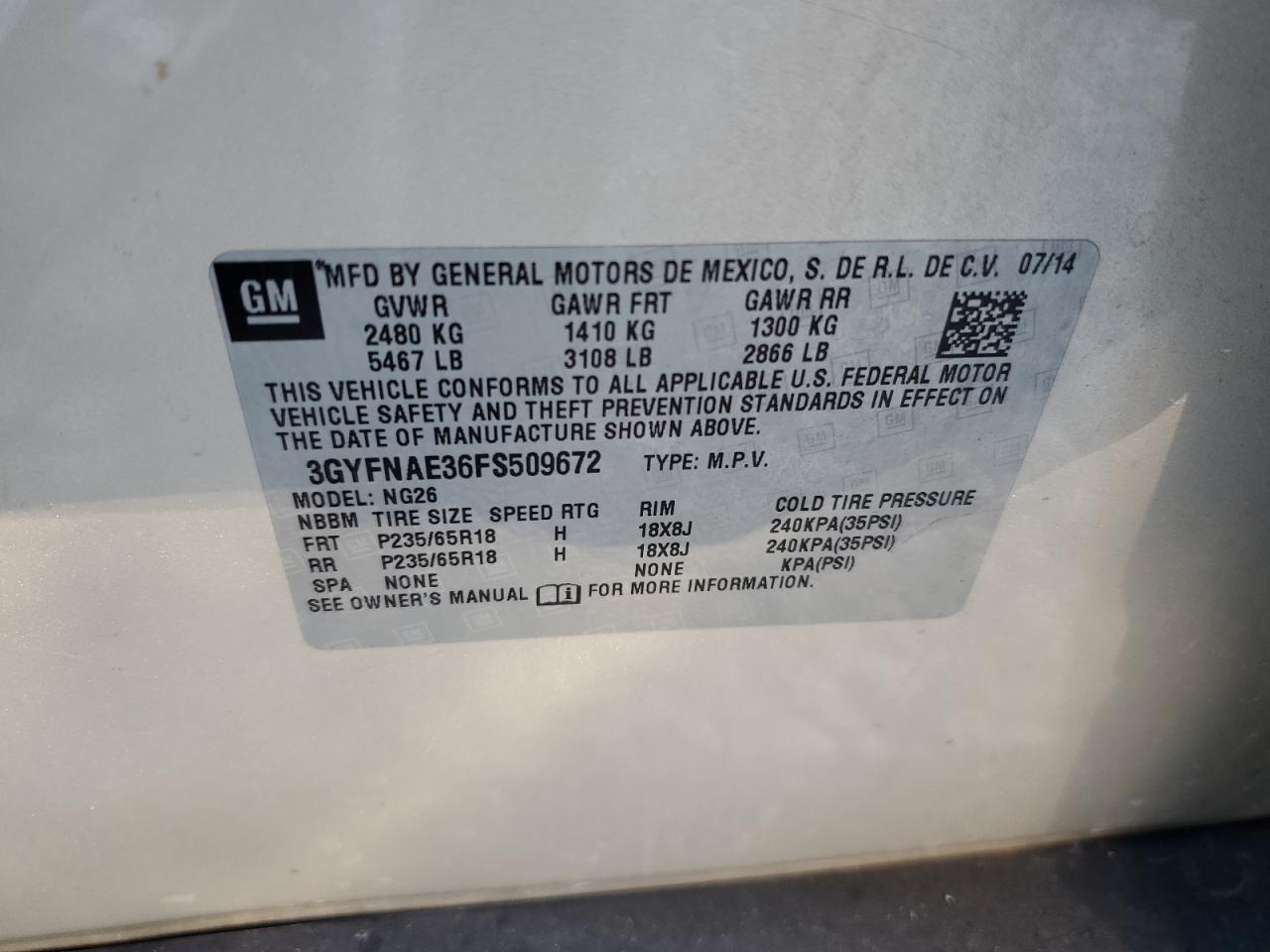2015 Cadillac SRX - Image 13
