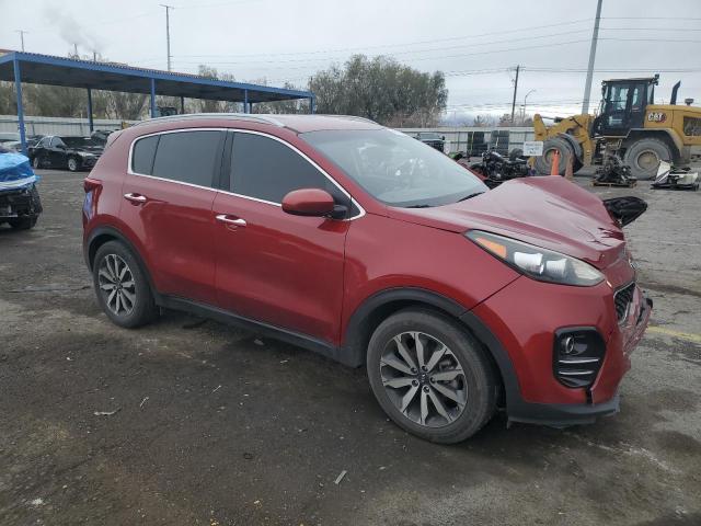  KIA SPORTAGE 2017 Червоний