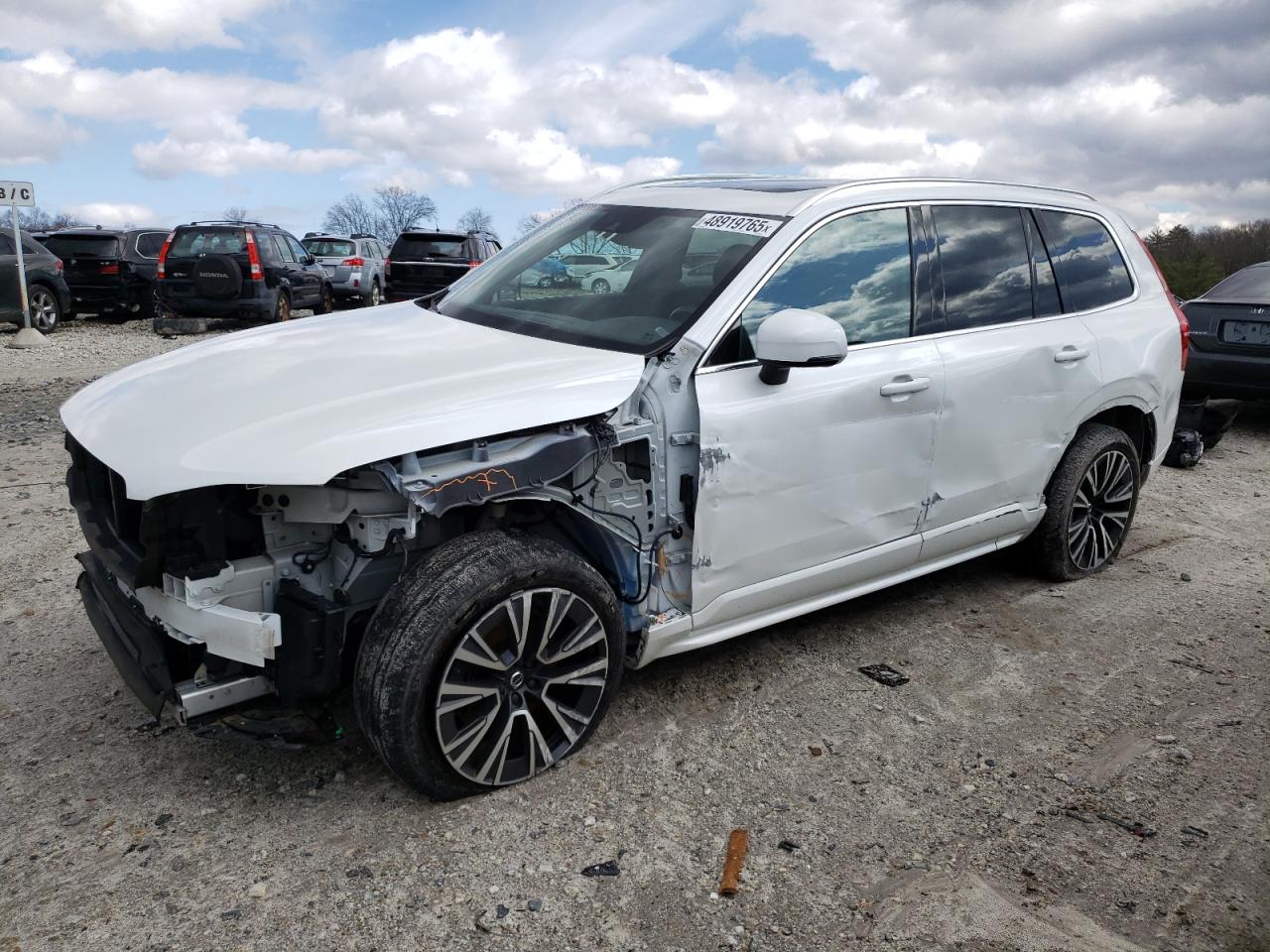 2020 Volvo Xc90 T6 Momentum en Venta en West Warren, MA - Side