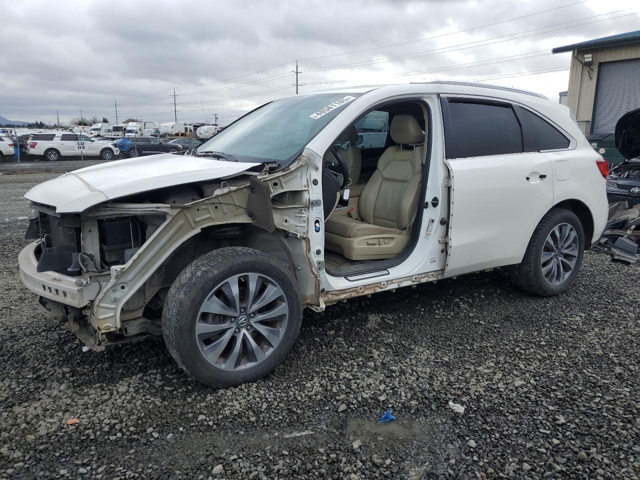 2014 Acura Mdx Technology zu verkaufen in Eugene, OR - Side