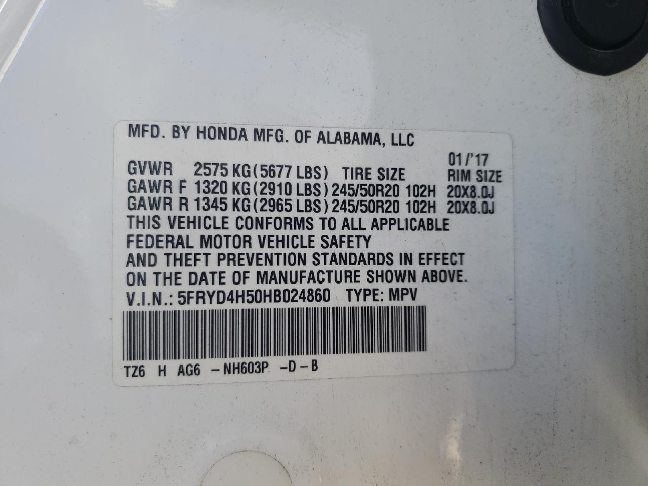 2017 Acura MDX - Image 15